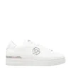Philipp Plein Embossed Sneakers In White