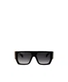 Philipp Plein Oversized Frame Sunglasses In Black