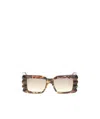 Philipp Plein Logo Sunglasses In Nude