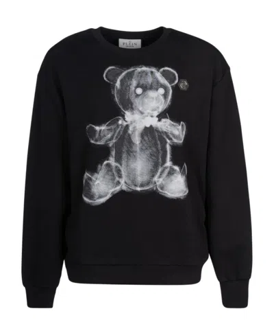Philipp Plein Logo Sweater In Black