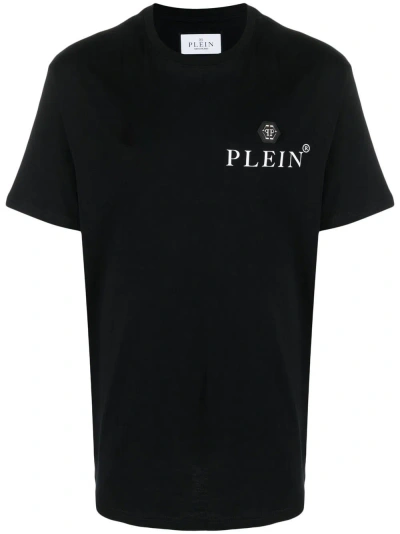 Philipp Plein Logo T-shirt In Black  