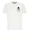 Philipp Plein Skull Bones-print T-shirt In White