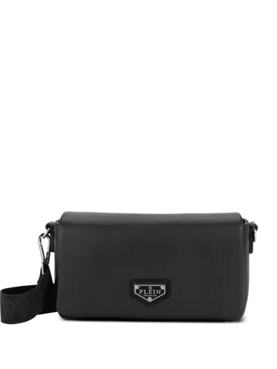 Philipp Plein Logo-plaque Shoulder Bag In Black