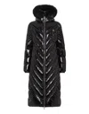 Philipp Plein Padded Down Hooded Coat In Black