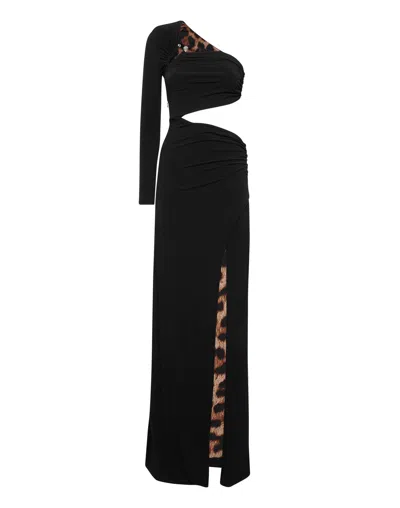 Philipp Plein Long Dress In Black