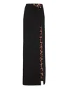 Philipp Plein Long Skirt In Black