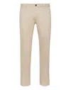 Philipp Plein Hexagon-patch Slim-fit Chinos In Beige