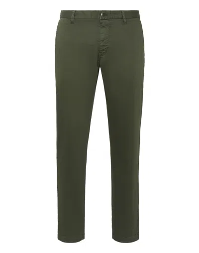 Philipp Plein Long Trousers Tailored In Green