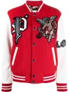 Philipp Plein Love Angel Bomberjacke In Red