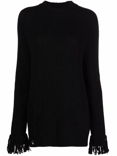 Philipp Plein Love Plein Cashmere Turtle Neck In Black