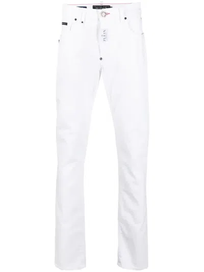 PHILIPP PLEIN 低腰直筒牛仔裤