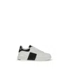 Philipp Plein Nappa Leather Sneakers Low Top Hexagon In White