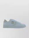 Philipp Plein Low Top Leather Sneakers With Side Stripe In White