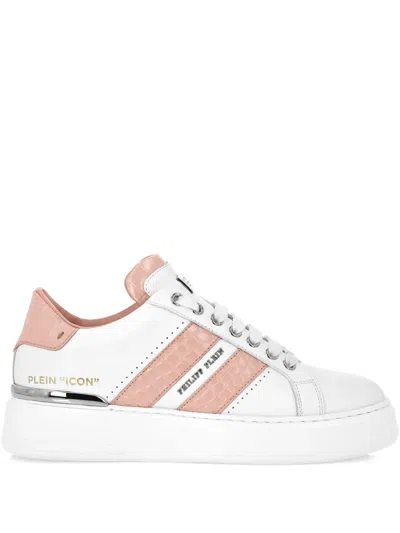 Philipp Plein Low Top Sneakers In White