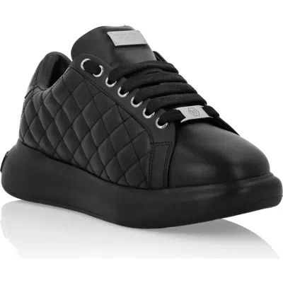 Philipp Plein Low Top Sneakers Matelasse Women In Black