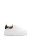 Philipp Plein Leather Low-top Sneakers In White