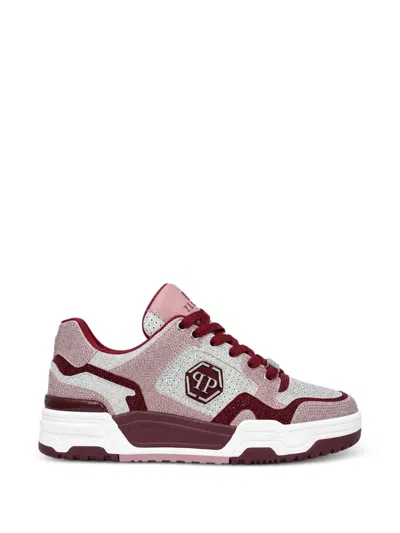 Philipp Plein Low-top Predator V2 Strass Sneakers In Multi