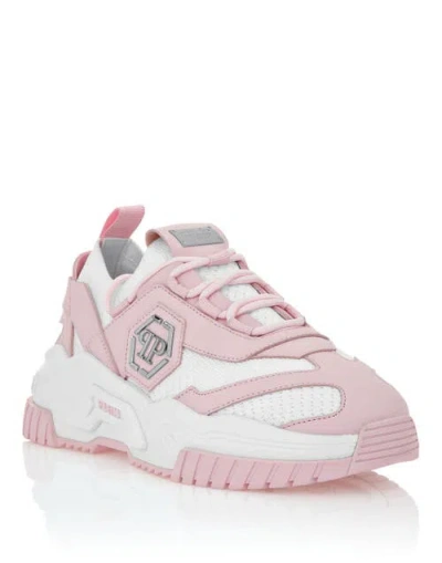 Philipp Plein Low-top Sneakers Predator Unisex In Pink