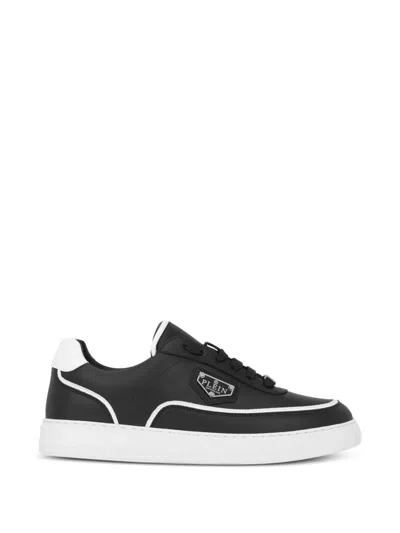 Philipp Plein Low-top Sneakers Triangle Men In Black