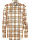 Philipp Plein Ls Strass Flame Shirt In Neutrals