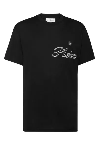 Philipp Plein Luxury Casual T-shirt For Men In Black