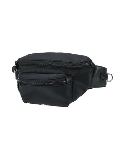Philipp Plein Man Belt Bag Black Size - Textile Fibers
