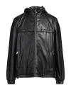 Philipp Plein Man Jacket Black Size L Polyurethane, Polyester In Black