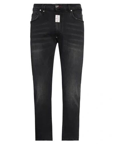 Philipp Plein Man Jeans Black Size 33 Cotton, Elastane