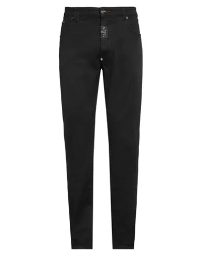 Philipp Plein Man Jeans Black Size 31 Cotton, Elastane