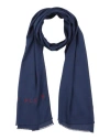 Philipp Plein Man Scarf Blue Size - Viscose