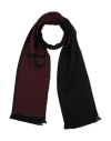 Philipp Plein Man Scarf Burgundy Size - Wool, Acrylic In Red