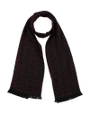 Philipp Plein Man Scarf Burgundy Size - Wool, Acrylic In Red