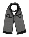 Philipp Plein Man Scarf Grey Size - Wool, Acrylic In Grey