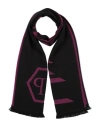 Philipp Plein Man Scarf Mauve Size - Wool, Acrylic In Purple