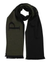 Philipp Plein Man Scarf Military Green Size - Wool, Acrylic