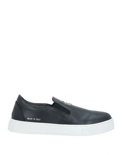 Philipp Plein Man Sneakers Black Size 13 Leather