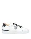 Philipp Plein Hexagon Lo - Top Sneakers In White