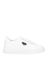 Philipp Plein Man Sneakers White Size 12 Leather In White