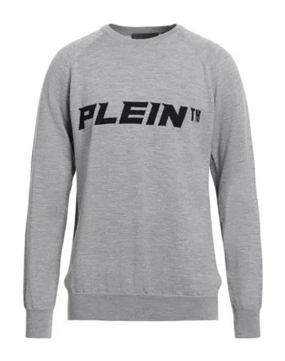 Philipp Plein Man Sweater Light Grey Size Xxxl Wool In Gray
