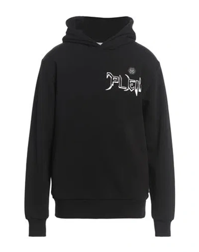 Philipp Plein Man Sweatshirt Black Size L Cotton, Polyester