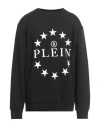 Philipp Plein Man Sweatshirt Black Size Xxl Cotton, Polyester