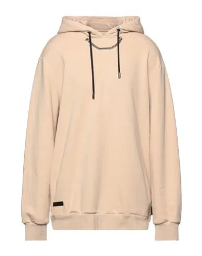 Philipp Plein Man Sweatshirt Blush Size Xxl Cotton, Polyester In Pink
