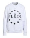 Philipp Plein Man Sweatshirt White Size Xl Cotton, Polyester In White