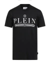 Philipp Plein Black Cotton T-shirt With Logo Print