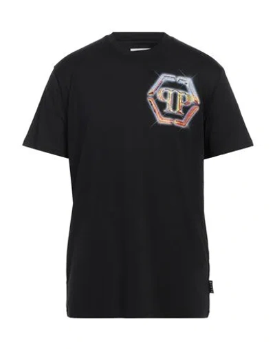 Philipp Plein Man T-shirt Black Size L Cotton