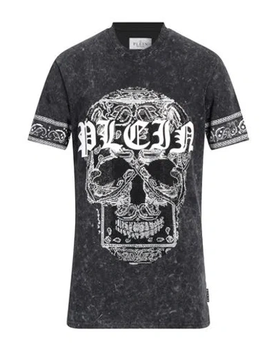 Philipp Plein Ss Paisley Strass T-shirt In Black