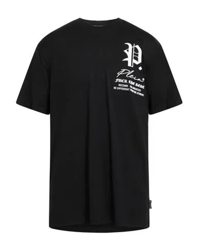 Philipp Plein Man T-shirt Black Size S Cotton