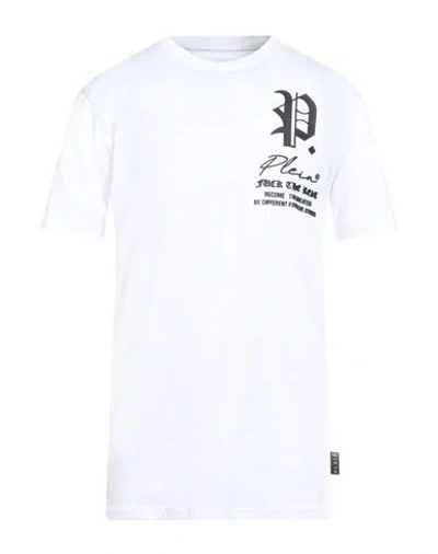Philipp Plein Man T-shirt White Size M Cotton