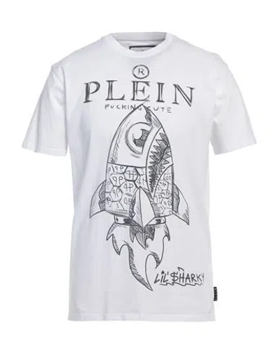 Philipp Plein Man T-shirt White Size S Cotton
