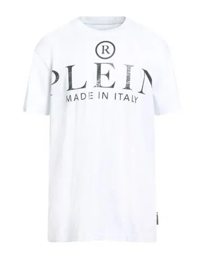 Philipp Plein Man T-shirt White Size Xxl Cotton